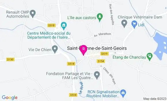 Localisation Restaurant  Le Capri