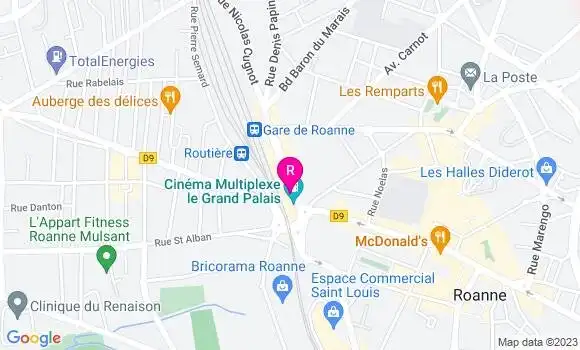 Localisation Fast Food Subway