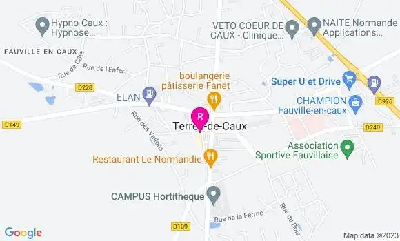 Localisation Pizzeria Villa Romane