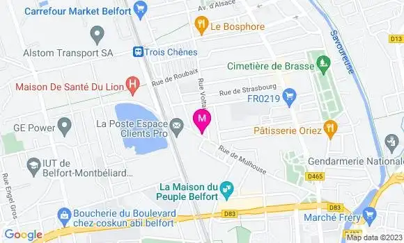 Localisation Restaurant  O