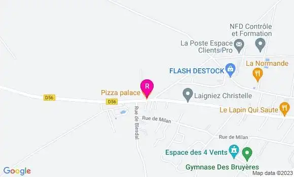 Localisation Pizzeria La Tour de Pizz 2