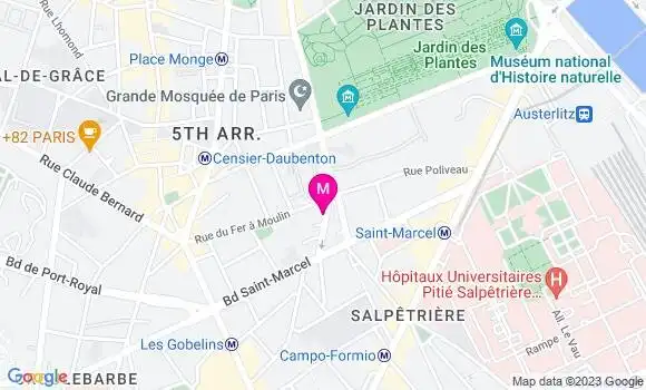 Localisation Restaurant  P