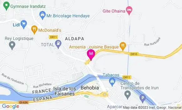 Localisation Pizzeria Bida Pizza