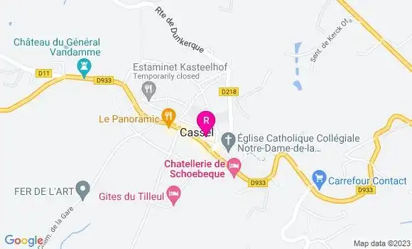 Localisation Pizzeria Cassel Pizzas