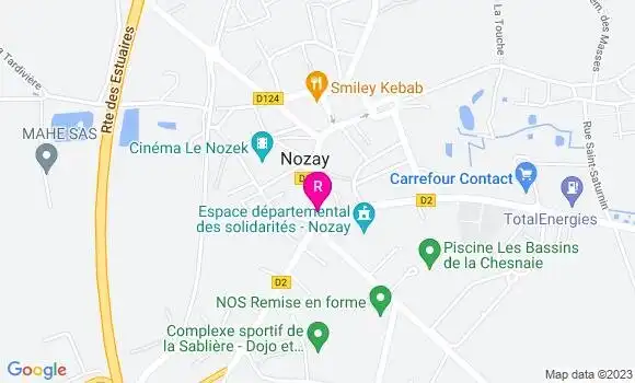 Localisation Pizzeria Chez Pauline Pizza