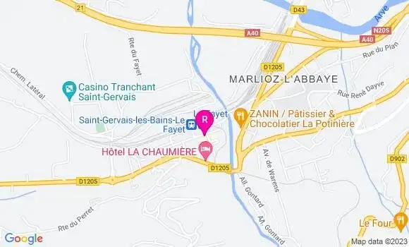 Localisation Restaurant  La Pause