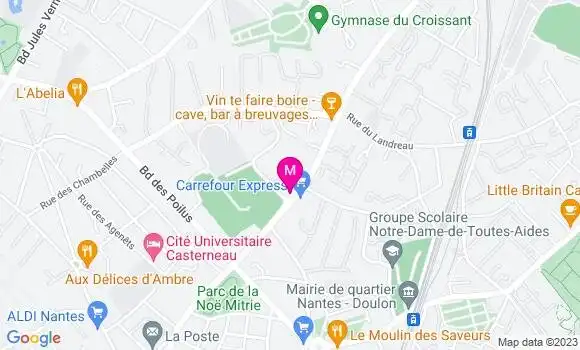 Localisation Pizzeria L