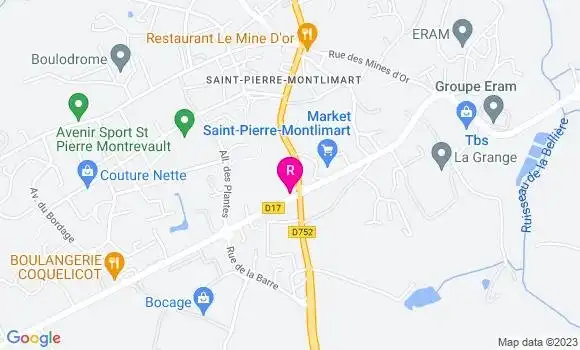Localisation Restaurant  La Tour de Pizz