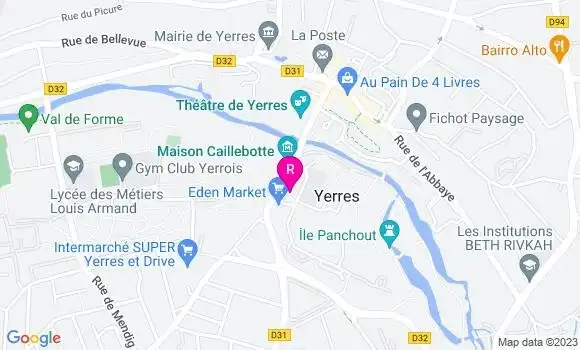 Localisation Restaurant  La Cantin