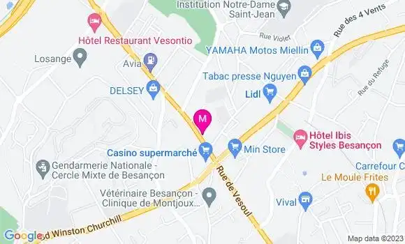 Localisation Restaurant  Les Crocs