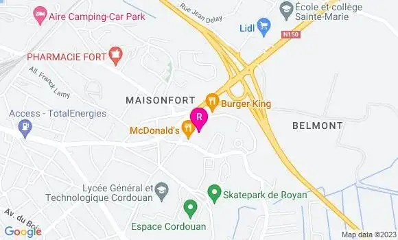 Localisation Fast Food Subway