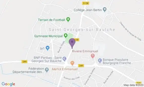 Localisation Restaurant  Le Petit Perrigny