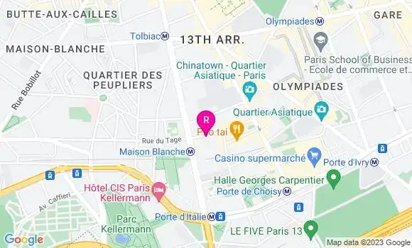 Localisation Restaurant  Bambou Vert