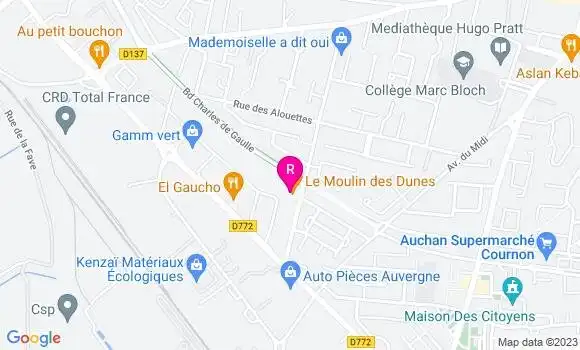 Localisation Restaurant  M la Pizza