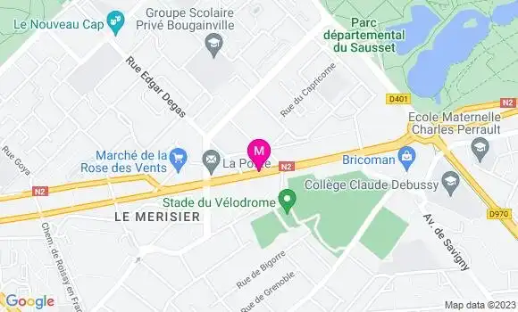 Localisation Fast Food Quick