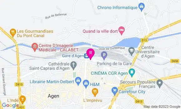 Localisation Restaurant  Y