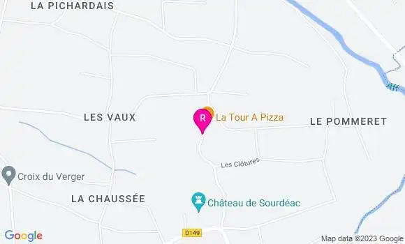 Localisation Restaurant  La Tour a Pizza
