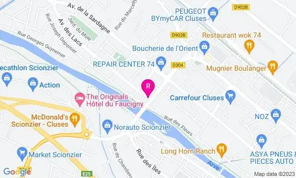 Localisation Restaurant  Le Break
