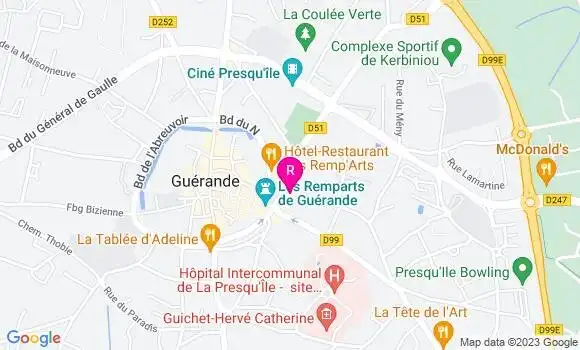 Localisation Restaurant  L
