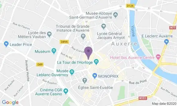 Localisation Restaurant  Au Grandgousier