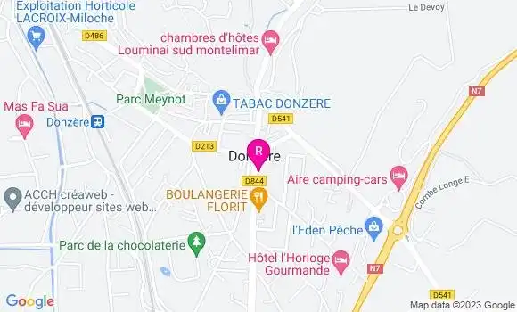 Localisation Pizzeria Le Monde des Pizzas