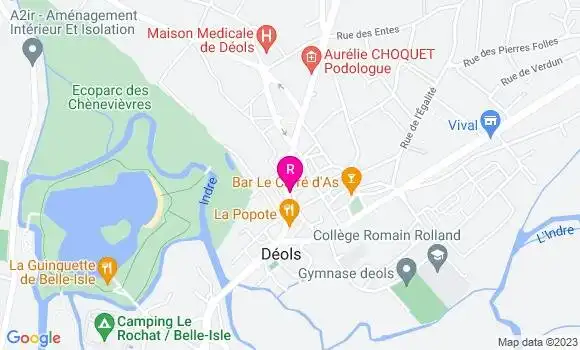 Localisation Deols Kebab