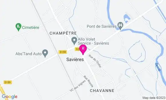 Localisation Restaurant  Au Panier Saviotain