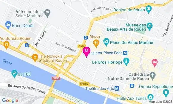 Localisation Restaurant Italien Racine 14