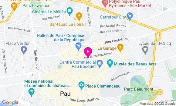 Localisation Restaurant  Saladerie Samire