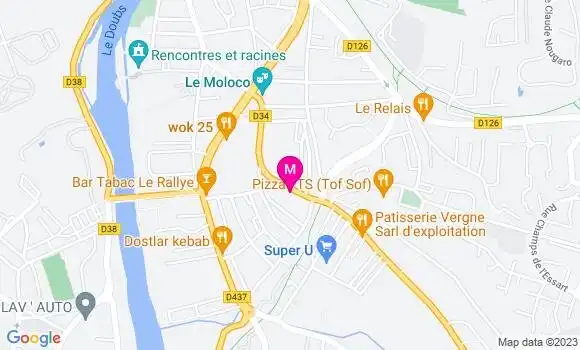 Localisation Restaurant Italien Galaxy