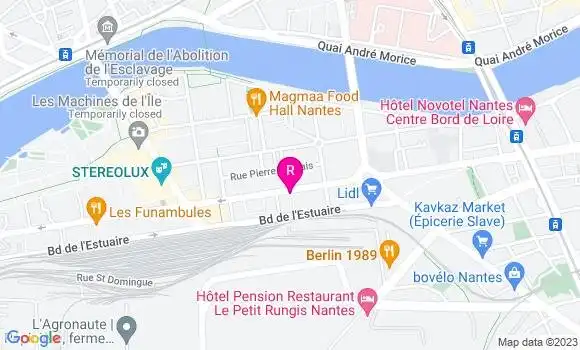 Localisation Fast Food Subway