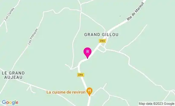 Localisation Restaurant  La Cuisine de Reviron
