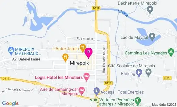 Localisation Restaurant  Chez Pap