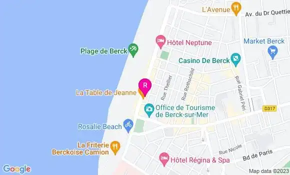 Localisation Restaurant  Vanille Fraise