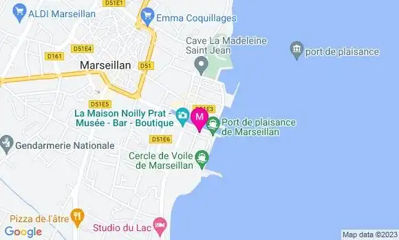 Localisation Restaurant  Le Château du Port