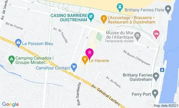 Localisation Restaurant  Le Carminute