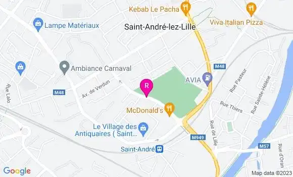 Localisation Fast Food Mc Donald