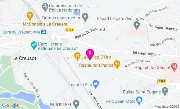 Localisation Restaurant  Dolce Pizz