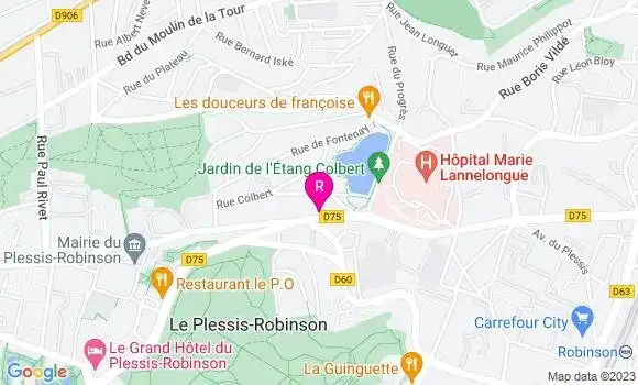 Localisation Restaurant Chinois Xin Fu Long