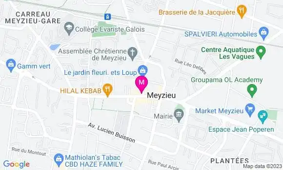 Localisation Pizzeria Urban Pizza