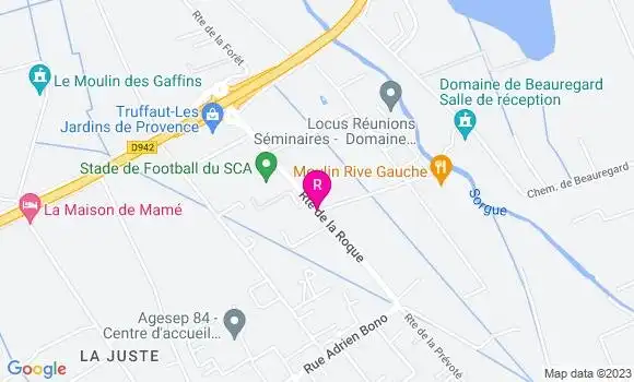 Localisation Restaurant  Moulin Rive Gauche
