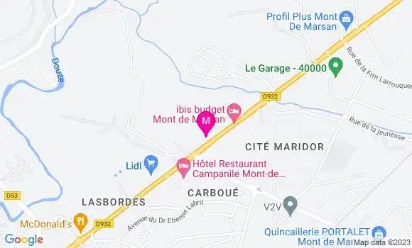 Localisation Fast Food Subway