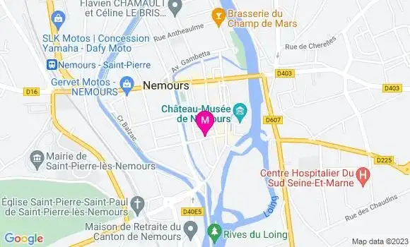 Localisation Fast Food Ness Pyramide