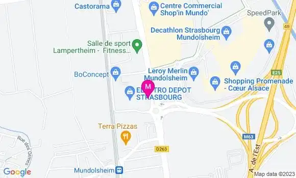 Localisation Fast Food Subway