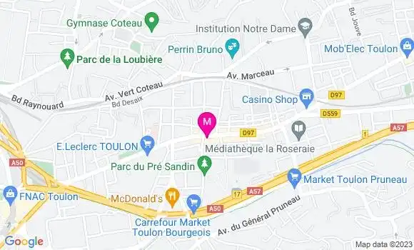 Localisation Fast Food L