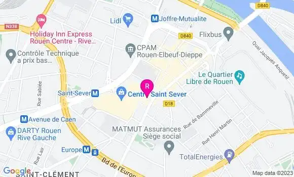 Localisation Fast Food Subway