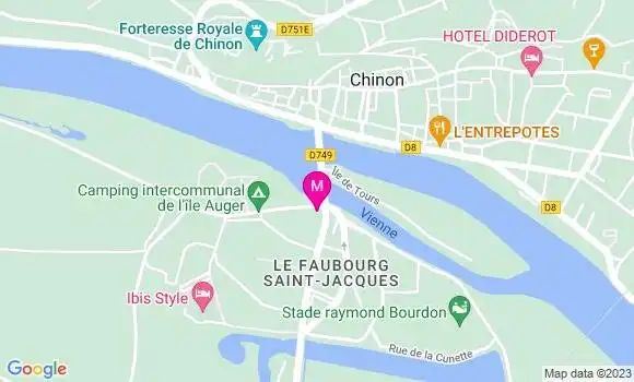 Localisation Restaurant Bar Le Cbr