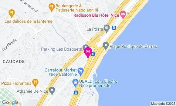 Localisation Restaurant  J Multari Carras