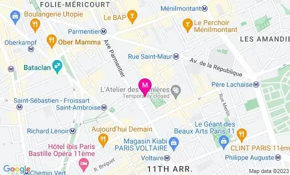 Localisation Restaurant  Chez Colette