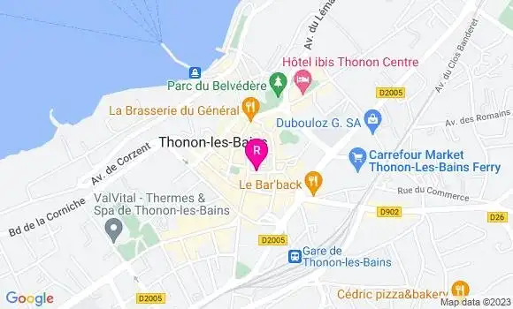 Localisation Restaurant  Chez Fernand